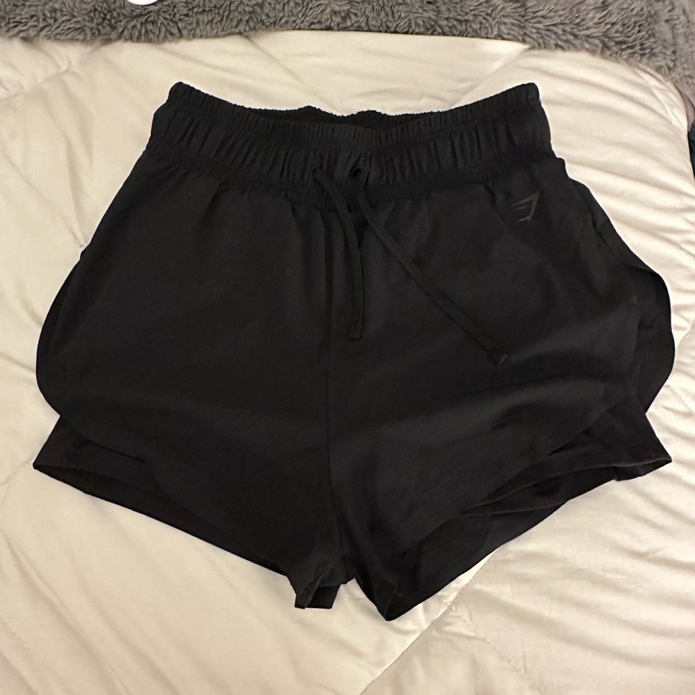 Gymshark small black speed shorts